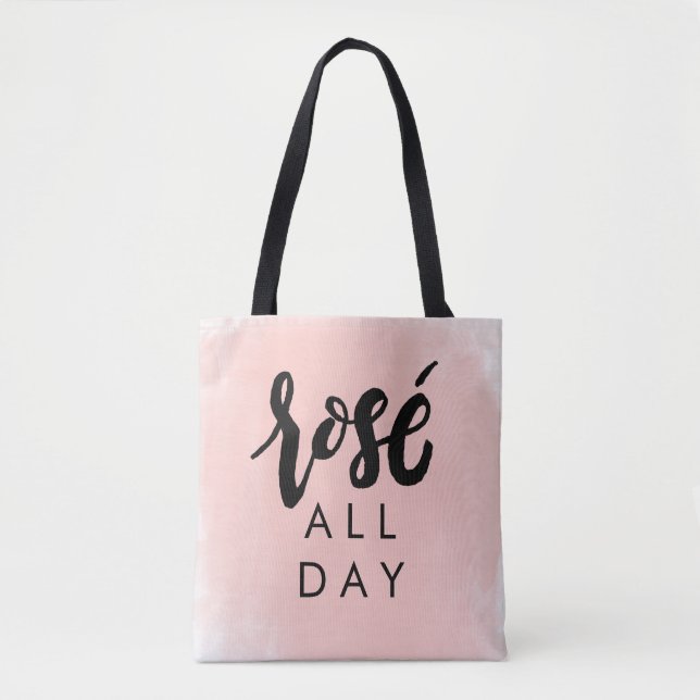 Tote De Rosé o bolsa o dia inteiro (Frente)
