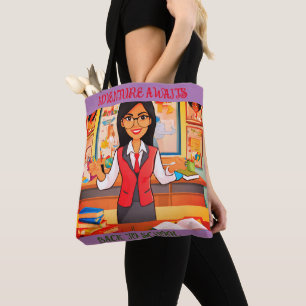 Tote De Volta À Bolsa De Ombros Dos Professores