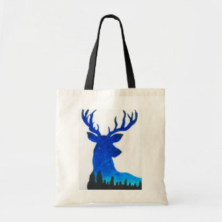 Tote Deer at Night Bolsa