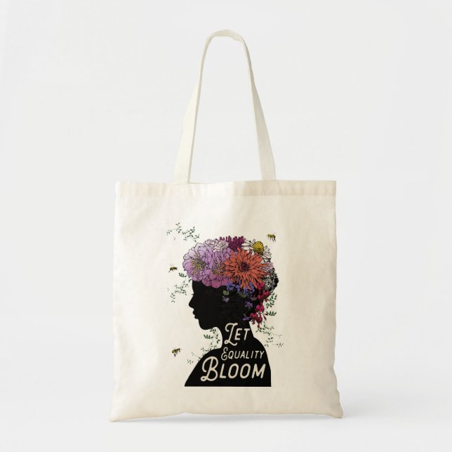 Tote Deixe a flor da igualdade - o bolsa (Frente)