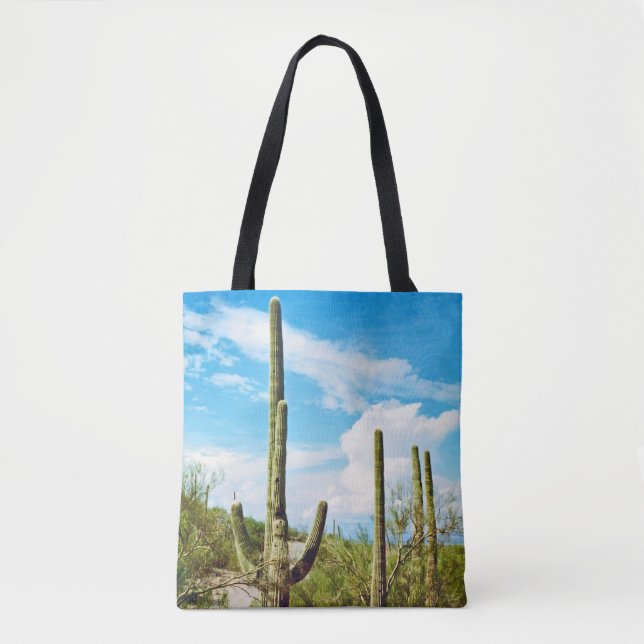 Tote Desert Cactus Bolsa (Frente)