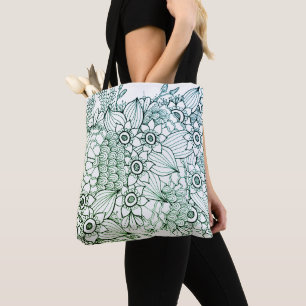Tote Design de Arte de Rabisco ao comprar bolsa