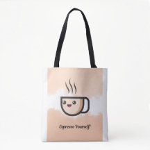 Design de Bolsa de Café Fofo