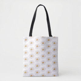 Tote Design de Daisy Flower - Bolsa B multiImpressão pe