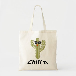 Tote Design do cacto de Chill'n - o bolsa do orçamento