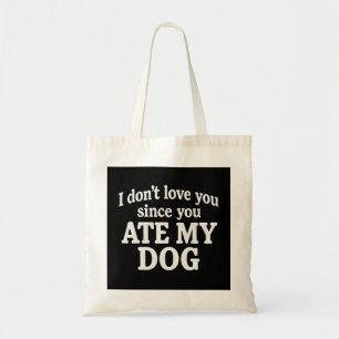 Tote Design engraçado de bolsa de compras "Você Comeu M