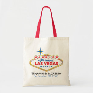 Tote Destino de Vegas que Wedding o bolsa comemorativo
