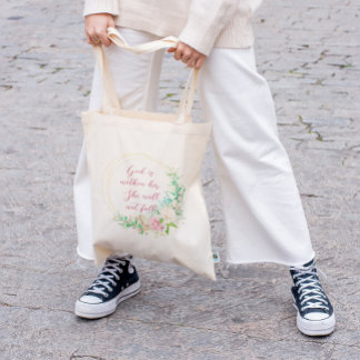 Tote Deus está dentro dela, ela não cairá na bolsa
