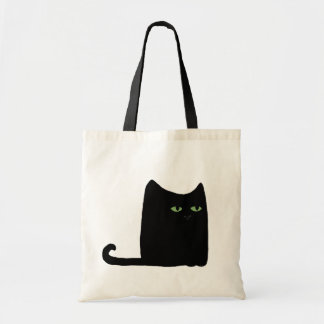 Tote Dexter o bolsa gordo do gato preto (customizável)