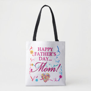 Tote Dia de os pais Feliz Mãe Bolsa