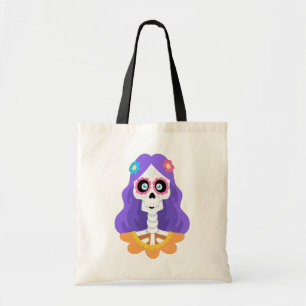 Tote Dia dos Mortos - Bolsa de Açúcar do Halloween