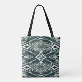 Tote Diamond Clover Abstrato Swirl Bolsa