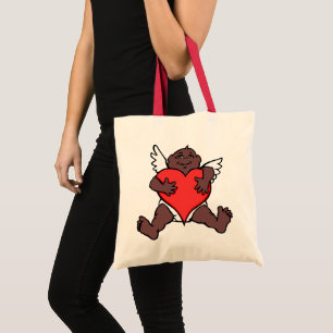 Tote Dias de os namorados Token Bag African Cupid Bolsa