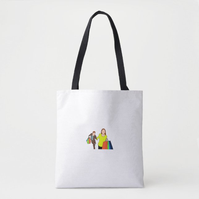 Tote Diversão e humor, comprando 🎒 de bolsa (Frente)