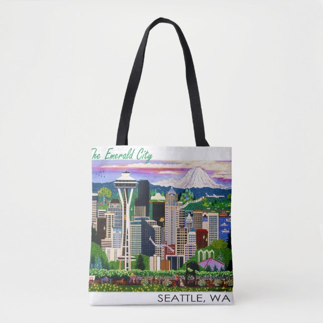 Tote Divertimento do bolsa de Seattle! (Frente)