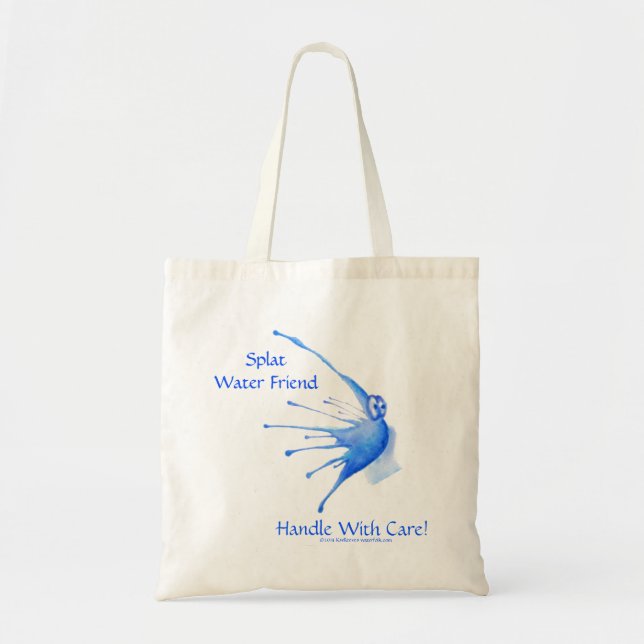 Tote Dividir, Amigo de Água de waterfolk.com Bolsa (Frente)