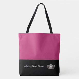 Tote Do bolsa de prata da coroa da senhorita América
