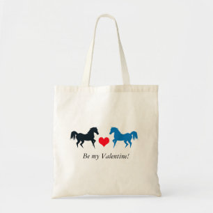 Tote Dois cavalos no bolsa do amor