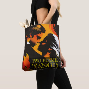 Tote Dois Flame Tango "Cobrir do Álbum" Bolsa