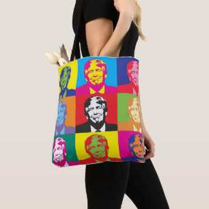 TOTE DONALD TRUMP POP ART BOLSA PURSE BAG
