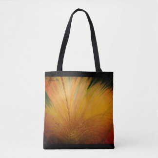 Tote Dourado Burst Bolsa por All Joy Art