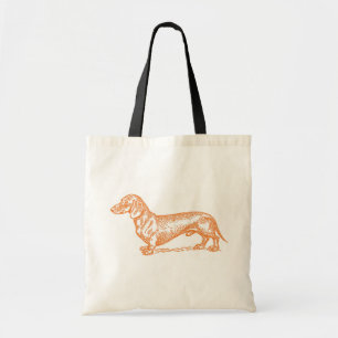 Tote Doxie clássico - o bolsa alaranjado