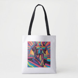 Tote Drive in Style com o nosso Bolsa de Pup Arco-Íris