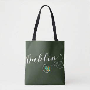Tote Dublin Heart Bolsa de compra, Irlanda