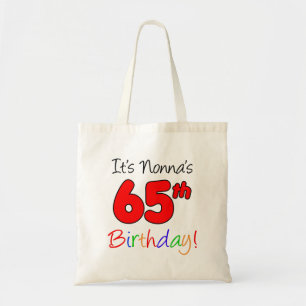 Tote É o 65º Aniversário do Nonna e Bolsa Colorida