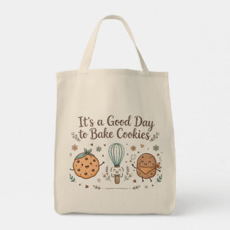 Tote É um Bom Dia para Fazer Biscoitos Bolsa de Compras