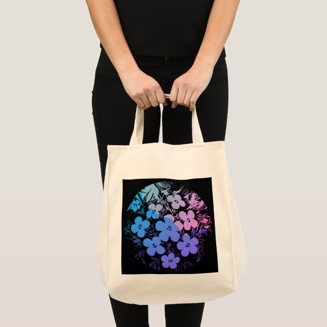 Tote Eco Tropical Bloom Grocery Bolsa (Frente (produto))