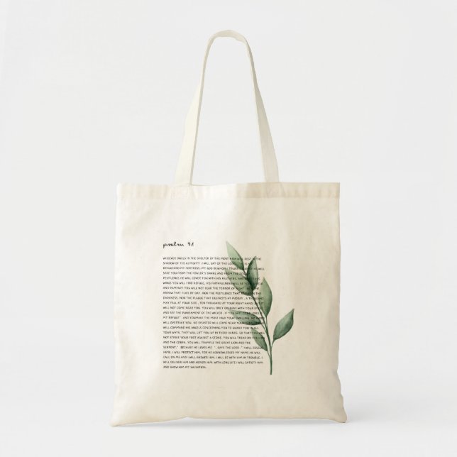 Tote Ele Te Guardará Bolsa Salmo 91 (Frente)