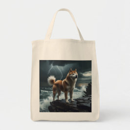 Tote Elegante Akita Grocery Bolsa