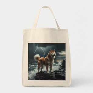 Tote Elegante Akita Grocery Bolsa