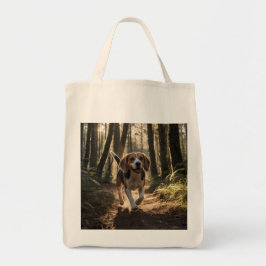 Tote Elegante Beagle Grocery Bolsa