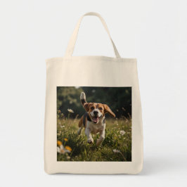 Tote Elegante Beagle Grocery Bolsa