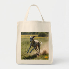 Tote Elegante Greyhound Grocery Bolsa