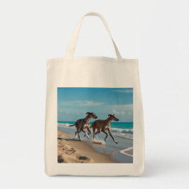 Tote Elegante Greyhound Grocery Bolsa
