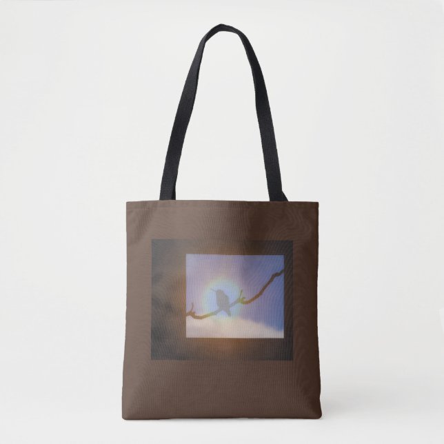 Tote Elegante Hummingbird Simples Bolsa (Frente)