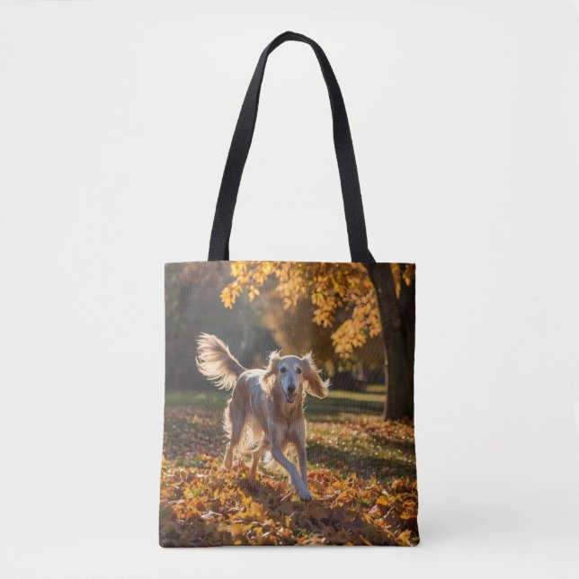 Tote Elegante Saluki Shoulder Bolsa (Frente)