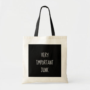 Tote Engraçado Bolsa de "Lixo Muito Importante"