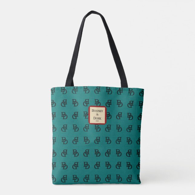 Tote Engraçado Bolsa verde para a bolsa de luxo (Verso)