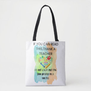 Tote Ensino Encantado Presente De Bolsa Para Professore