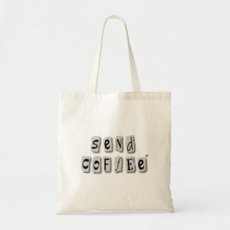 Tote Enviar bolsa de logotipo do Café