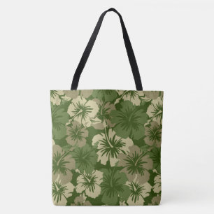 Tote Epic Hibiscus Hawaiian Floral Bolsa de praia Aloha