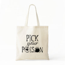 Escolha Sua Poção Bolsa de Halloween Witchy