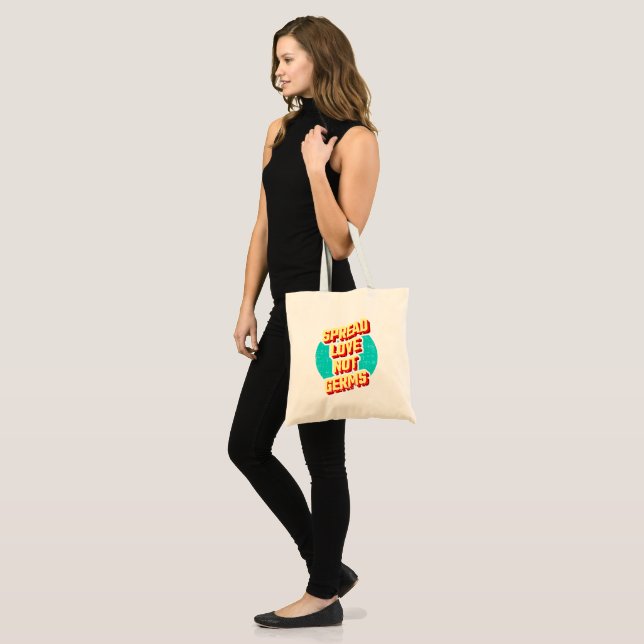 Tote Espalhar amor não é bolsa de germe (Frente (modelo))