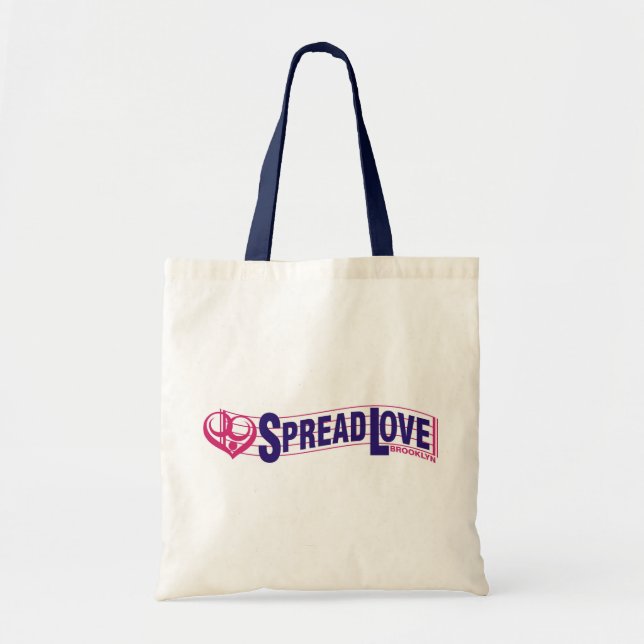 Tote Espalhe o bolsa de Brooklyn do amor (Frente)