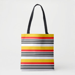 Tote Espanhol Stripe Classic Multi por todo o bolsa