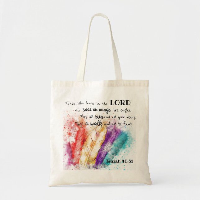 Tote Esperança no Senhor Bolsa (Frente)